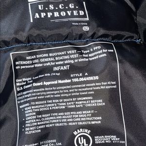 O’Neill Infant life vest BNWT